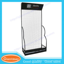 car accesseries heavy duty wire mesh display shelving with hanging hooks